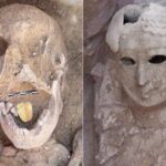 momia con lengua de oro