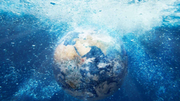 cuanta agua queda en la tierra